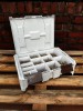Reisser SSC1 Crate Mate Case Complete with 14 Sizes of Reisser Cutter Screws (2115pcs) £89.95 Reisser Ssc1 Crate Mate Case Complete With 14 Sizes Of Reisser Cutter Screws (2115pcs)
Reisser Screw Case ssc1 Crate Mate With 14 Sizes Of Screws Inside, 2115pcs In Total
Each Screw Case Is